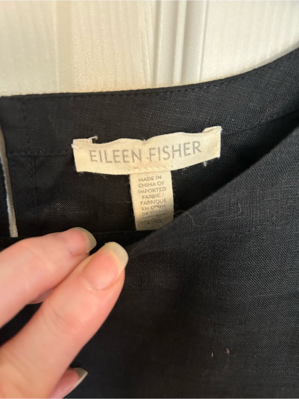 Eileen Fisher Organic Linen Women’s Shell Top - Picture 3 of 5